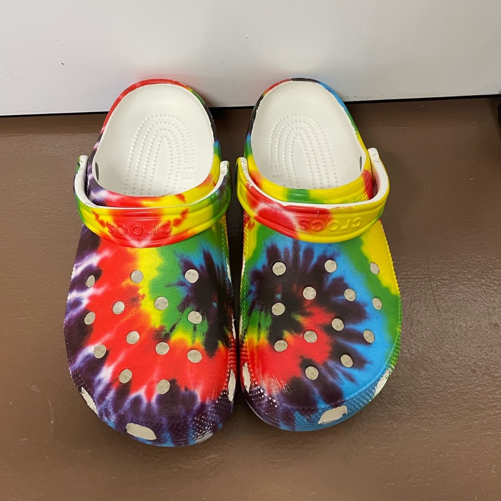 Tie Dye “Crocs”